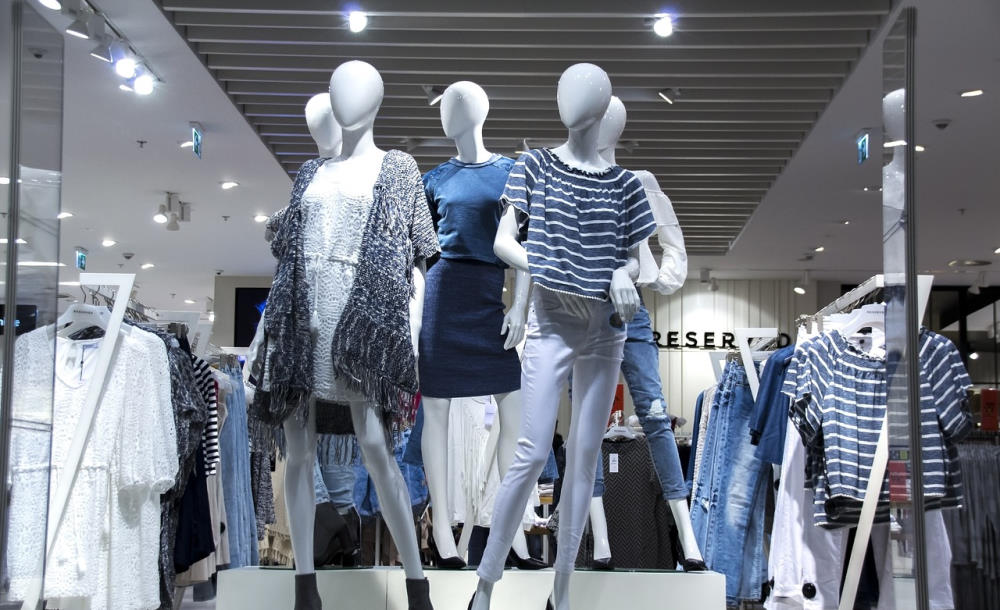 mannequins sporting the latest fashions