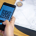 scanning a QR code at restaurant